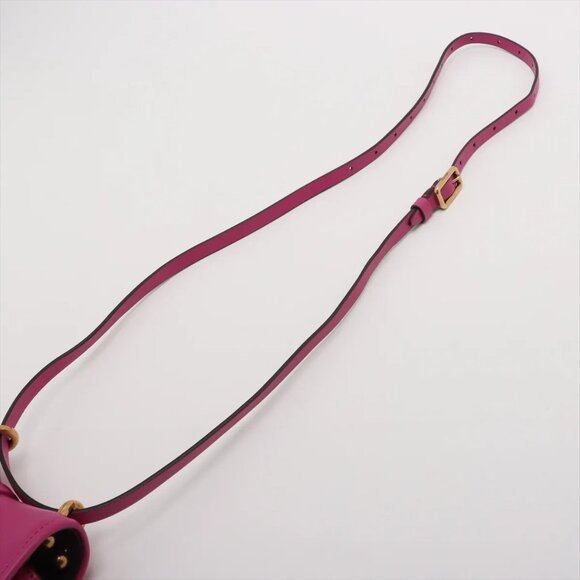 Fendi C'mon Nano Leather Shoulder bag Pink 7AS219 - Picture 5 of 9